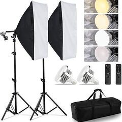 ソフトボックス 写真撮影ソフトボックス 50x70cm 照明キッ...