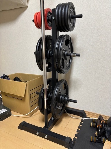 IROTECバーベルセット+スタンド