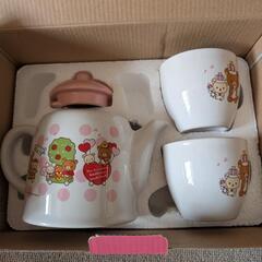 新品 リラックマ ティーポット＆カップ 丼ぶり茶碗の画像