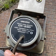 廃品回収　宣伝車　等に　12v　アンプとスピーカーセットの画像