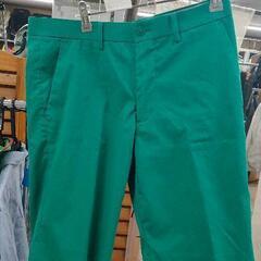 0531-109 UNIQLO　ハーフパンツ　緑
