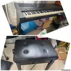 ◆当日問合せ優先◆電子ピアノ（COLUMBIA）椅子付き／引き取...