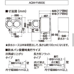 ドラム式洗濯機の画像