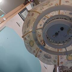 中古かわいいレトロな照明器具の画像
