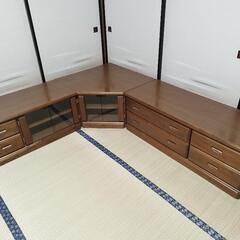 コーナー収納テレビボード