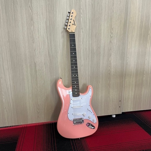 SELDER エレキギター ストラトキャスタータイプ レッド・ブラック