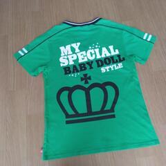 VネックＴシャツ　緑　S　ベビードールBABYDOLLベビドの画像