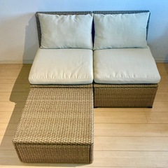 IKEAソファ⭐︎屋外でも♪値下げ要相談