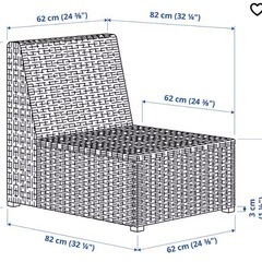 IKEAソファ⭐︎屋外でも♪値下げ要相談の画像