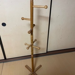 木製スタンドフック

