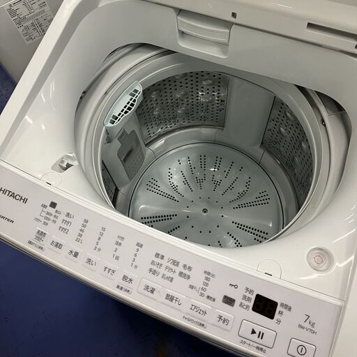☆リユースのサカイ横浜南店☆YM1049 HITACHI 洗濯機 BW-V70H 7kg 19年