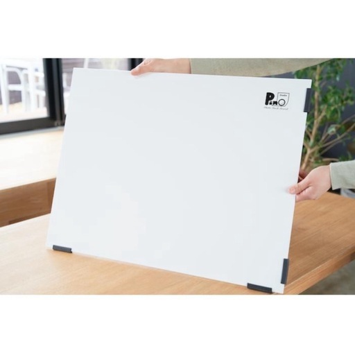 【美品】ピノスタジオ 撮影背景シート 取り付けボード背景シート(白無印)セット