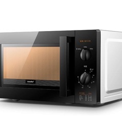 ターンテーブルなし　comfee 単機能電子レンジ 黒と白