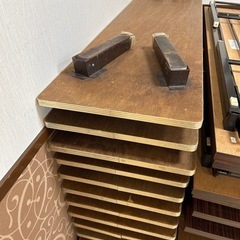 会議テーブル　ロータイプ　長机セット　中古