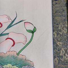 中国絵画2点セットの画像