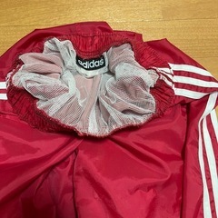 adidas アディダスオリジナルス　ナイロンパンツ　ラインパンツ　赤　の画像