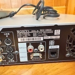 SONY DVDレコーダーの画像