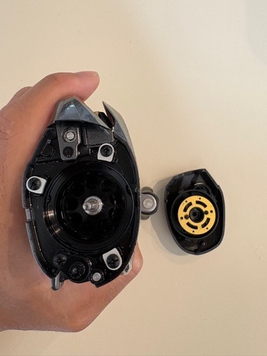 傷があるため超破格！替えスプール付きシマノ16アルデバランBFS XG右巻き