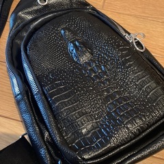 クロコ型押し　ワンショルダー　未使用の画像