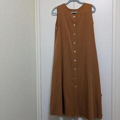 ロングワンピース ジレ