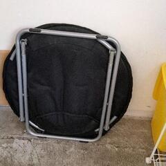 0531-457 折りたたみ式　ソーサーチェア　アウトドアチェアの画像