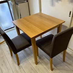 （お取引終了）
2人用　ダイニングテーブルセット