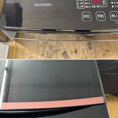 美品【 IRIS OHYAMA 】アイリスオーヤマ 洗濯6.0㎏ 全自動洗濯機 部屋干しモード機能付き 丈夫で汚れに強いステンレス層 分解清掃済み IAW-T603BLの画像