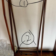 衣類かけの画像