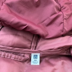 UNIQLO 140㌢アウターの画像