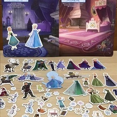 アナと雪の女王おでかけマグネットえほんの画像