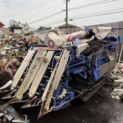  【福岡県みやま市】部品取り車　イセキ 4条刈 コンバイン HF...