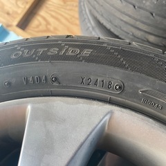 bb純正ホイール　タイヤ付き　185/55R15の画像