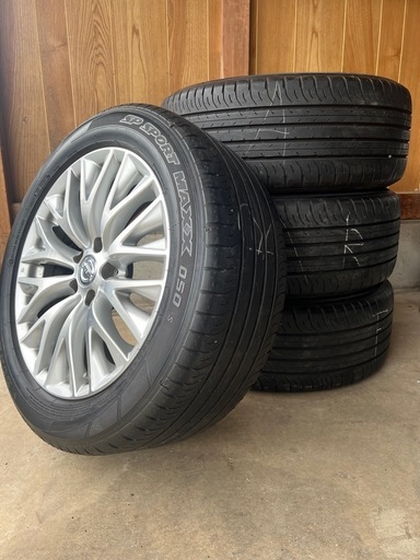 中古タイヤホイール付き245/50R18 100V日産純正ホイール:シーマ、フーガ用タイヤのみ交換可能です。ご相談ください