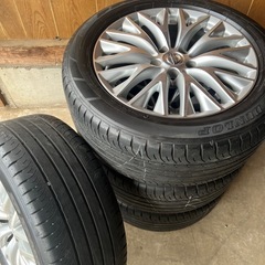 中古タイヤホイール付き245/50R18 100V日産純正ホイール:シーマ、フーガ、エルグランド用の画像
