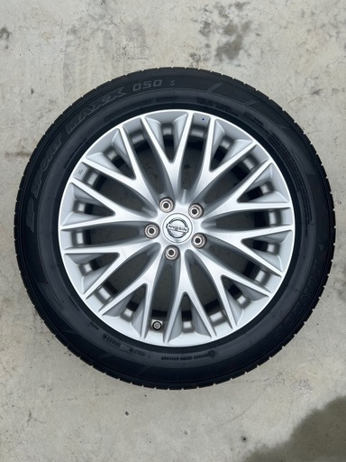 中古タイヤホイール付き245/50R18 100V日産純正ホイール:シーマ、フーガ用タイヤのみ交換可能です。ご相談ください