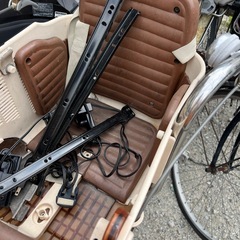 2台セット　ママチャリ　子ども乗せ　自転車　ジャンク　の画像