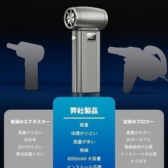新品　エアダスター　電動エアダスター　掃除　埃の画像