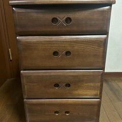 ４段チェスト　横３８×奥行４５×高さ６４ｃｍ　ノーブランド
