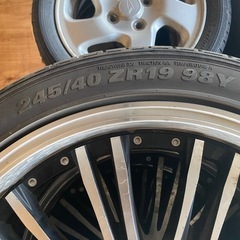 245/40R19 アルミ付き　の画像