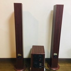 CAW SW260         サラウンドセット　ホームシアターアンプ内蔵サブウーファー　リモコン付の画像