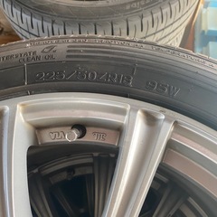 225/50R18 アルミ付き　アルヴェル等の画像