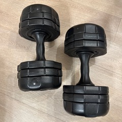 可変ダンベル(最大10kg) 2つセットの画像