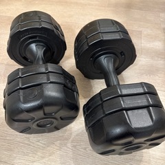 可変ダンベル(最大10kg) 2つセット