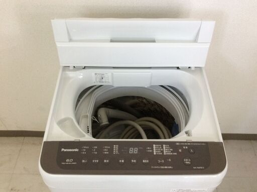 JT10894【Panasonic/パナソニック 6.0㎏洗濯機】美品 2020年製 NA-F60PB13 家電 洗濯 簡易乾燥付