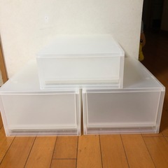無印良品　小物収納ケース　３点の画像