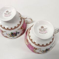 ロイヤルアルバート カップ＆ソーサー フルーツソーサー レディカーライル トリオ(3点) 2セット ペア 札幌市 中央区 南12条店の画像