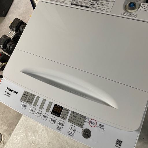【ジモティー割】ハイセンス 2022年製 6.0kg 洗濯機（ID986）