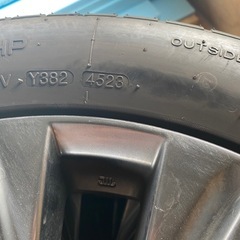 225/55R19 CX-8 アルミタイヤ付きの画像