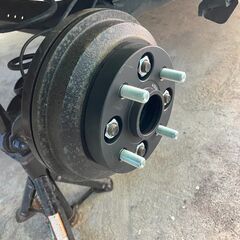 【ダイハツ軽向け】ハブ付 ワイドトレッドスペーサー 20mm PCD100 4H（2枚）の画像