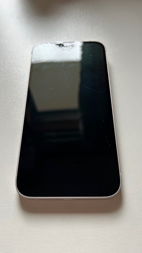 iPhone 14 256gb スターライト SIMフリー 画面ひび割れあり